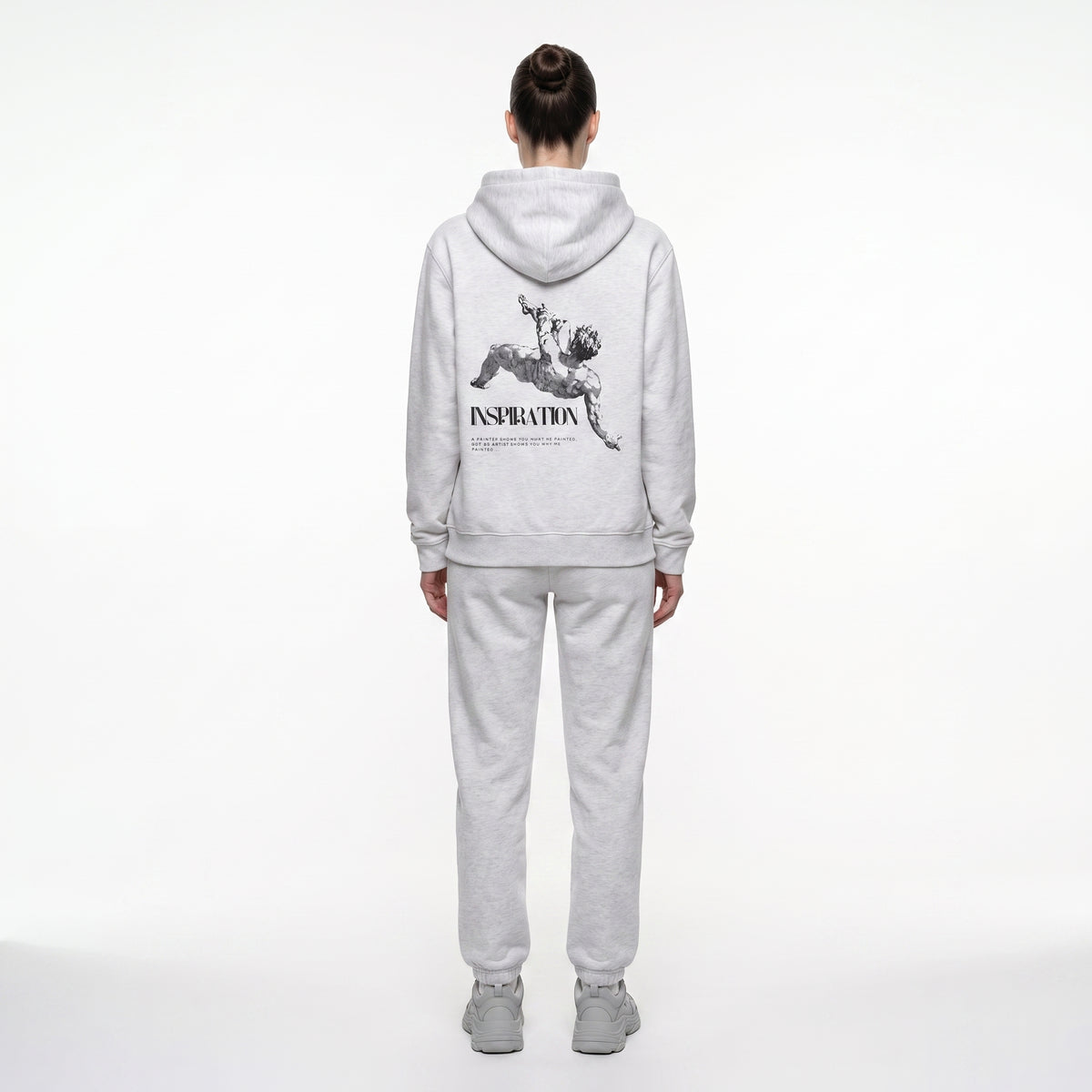 Light Grey Tru Woman Tracksuit Set