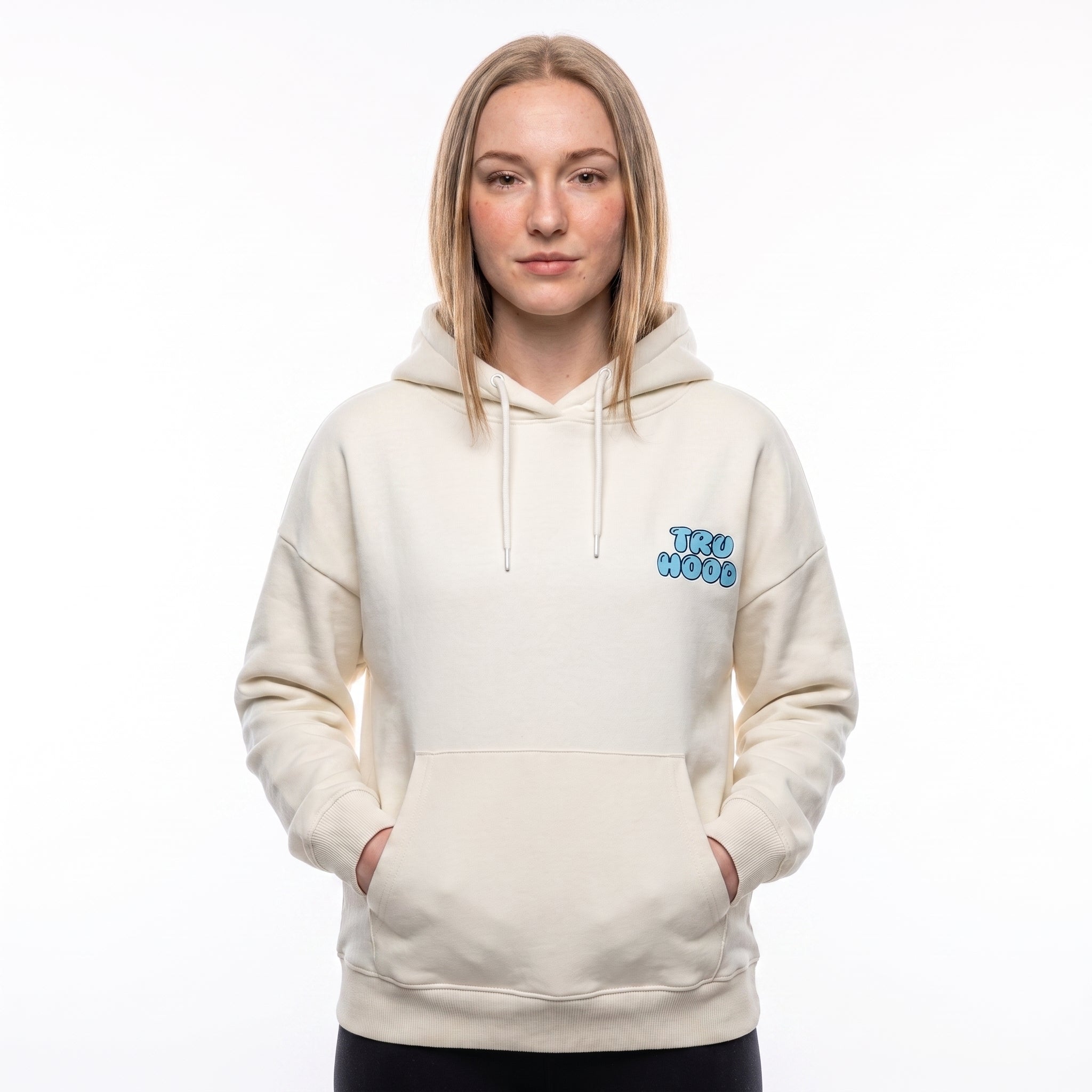 Ivory Tru Woman Oversize Hoodie