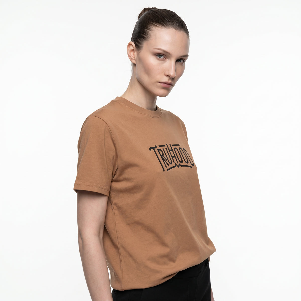 Light Brown Tru Woman T-Shirt