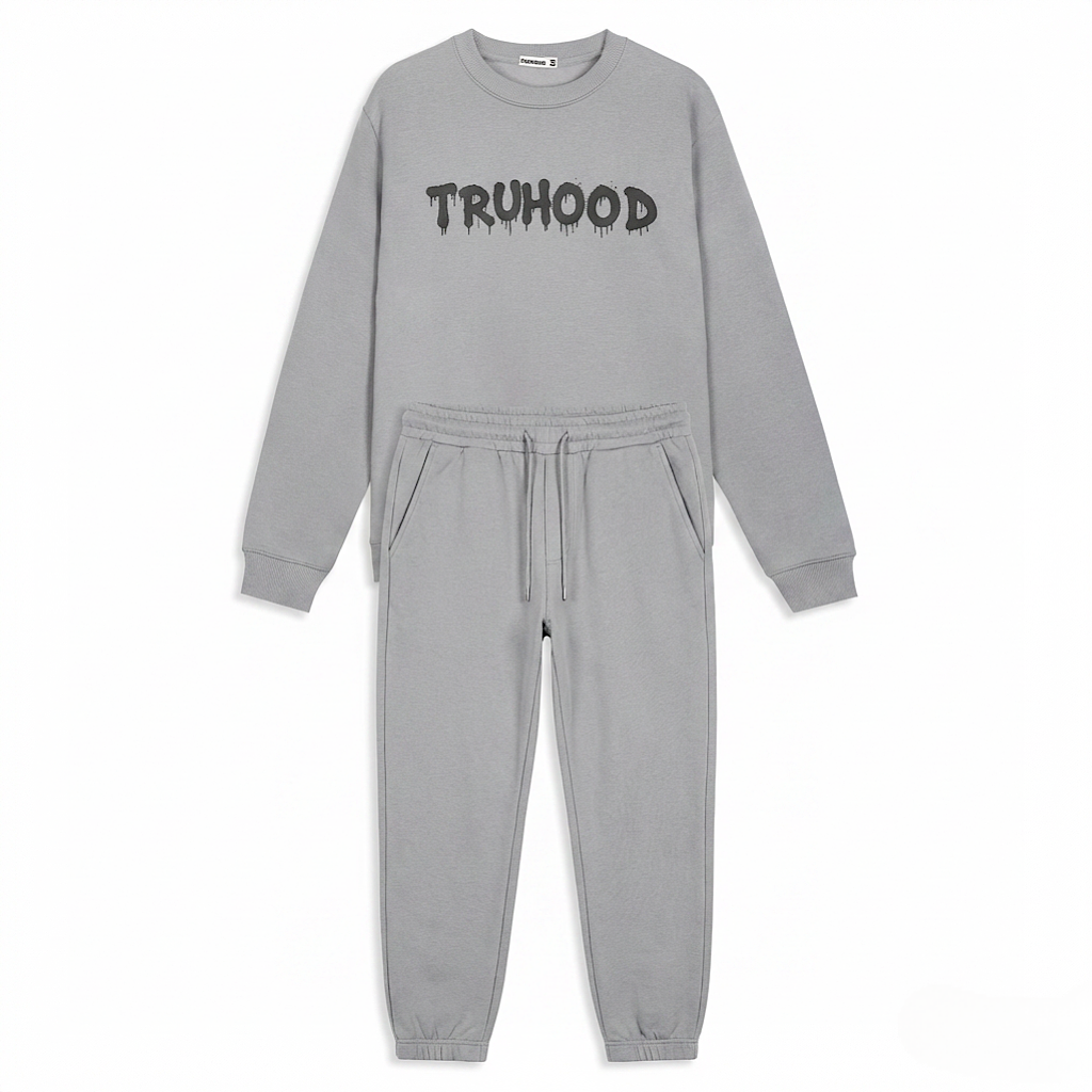 Silver Tru Man Sweatsuit Set