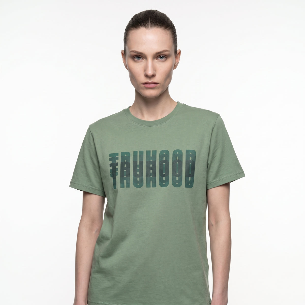 Sea Green Tru Woman T-Shirt