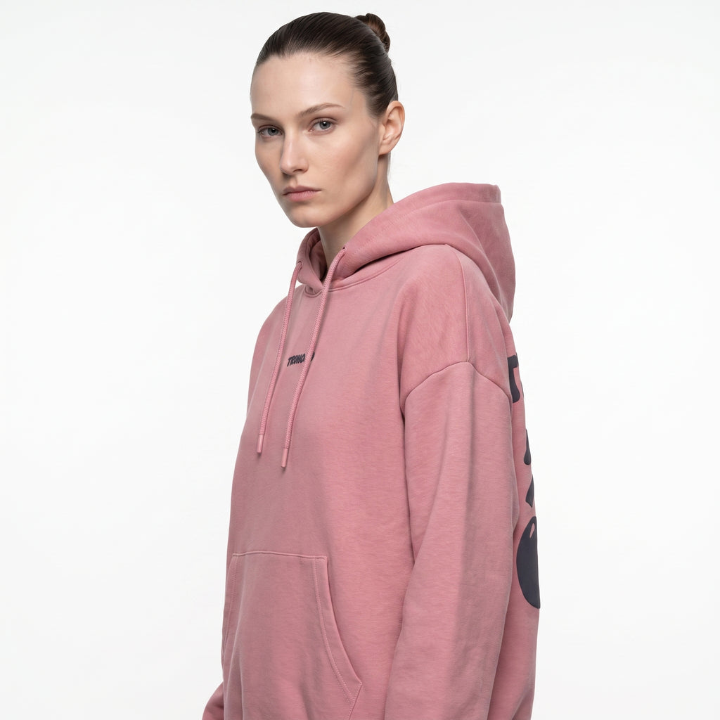 Muted Pink Tru Woman Oversize Hoodie