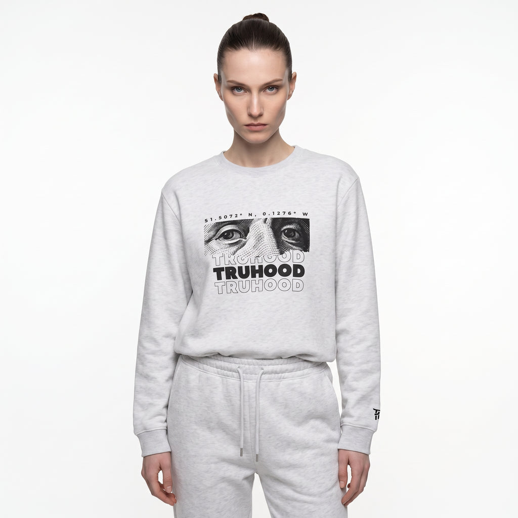 Light Grey Tru Woman Sweatsuit Set