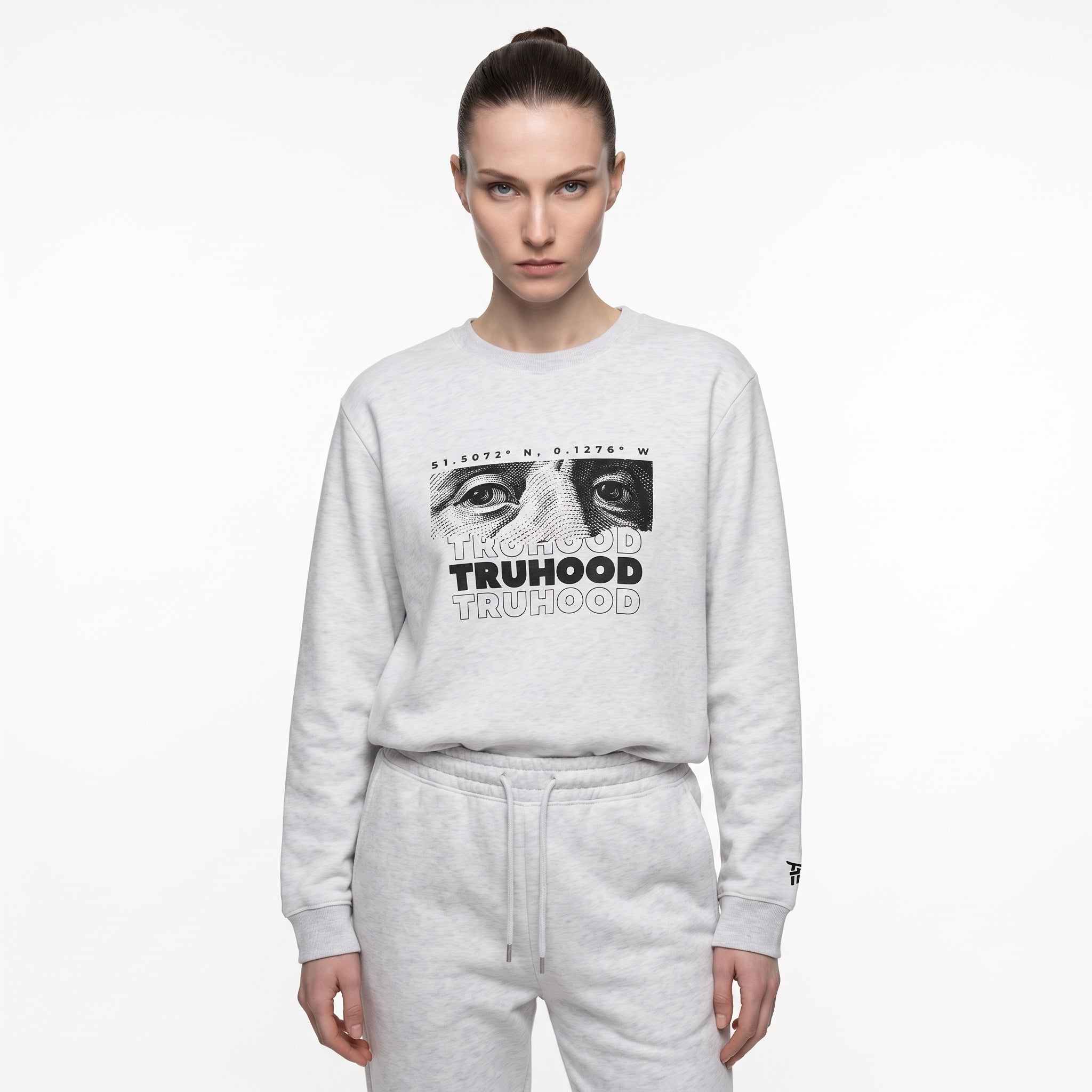 Light Grey Tru Woman Sweatshirt