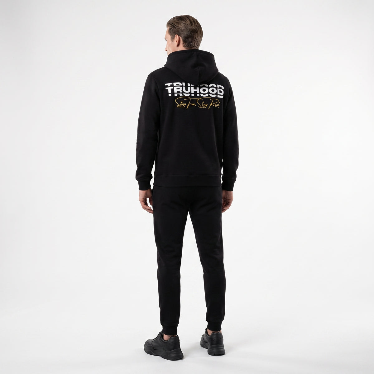 Original Black Tru Man Tracksuit Set