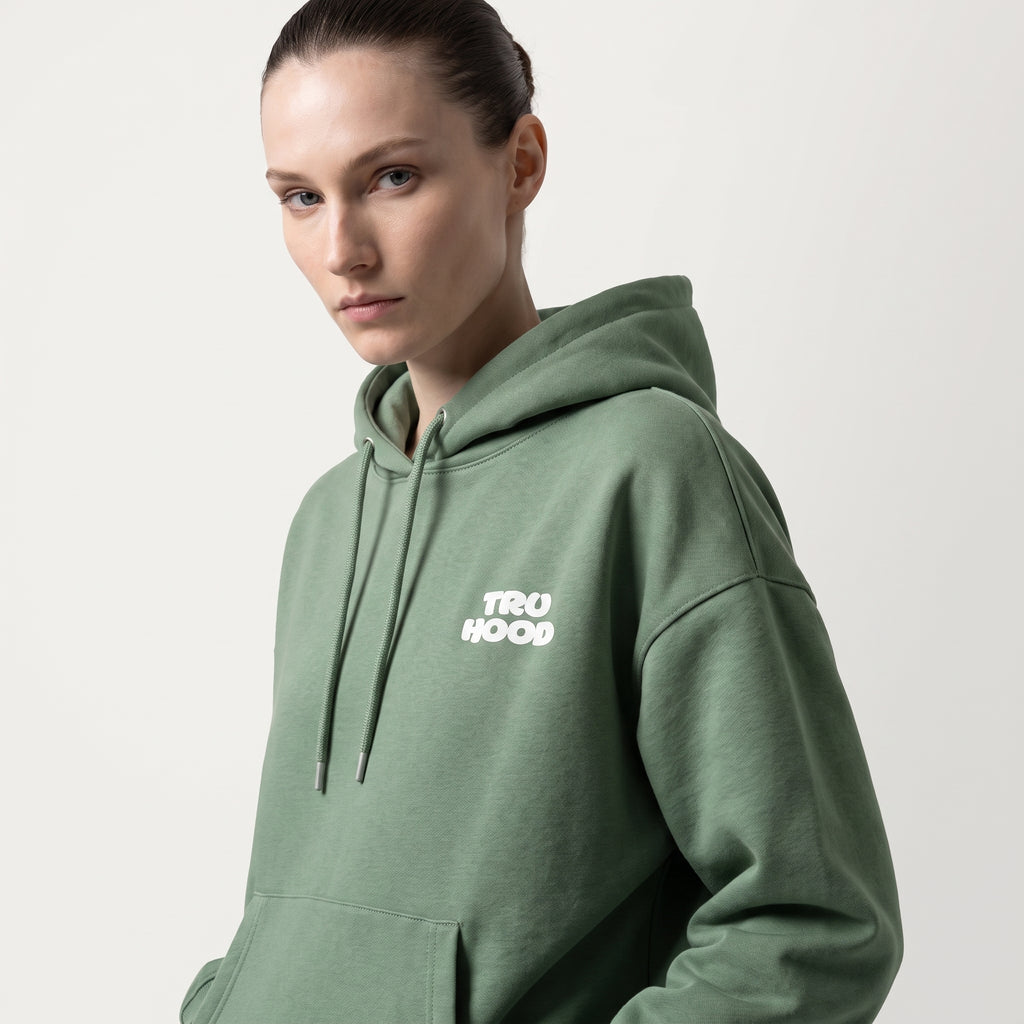 Sea Green Tru Woman Oversize Hoodie