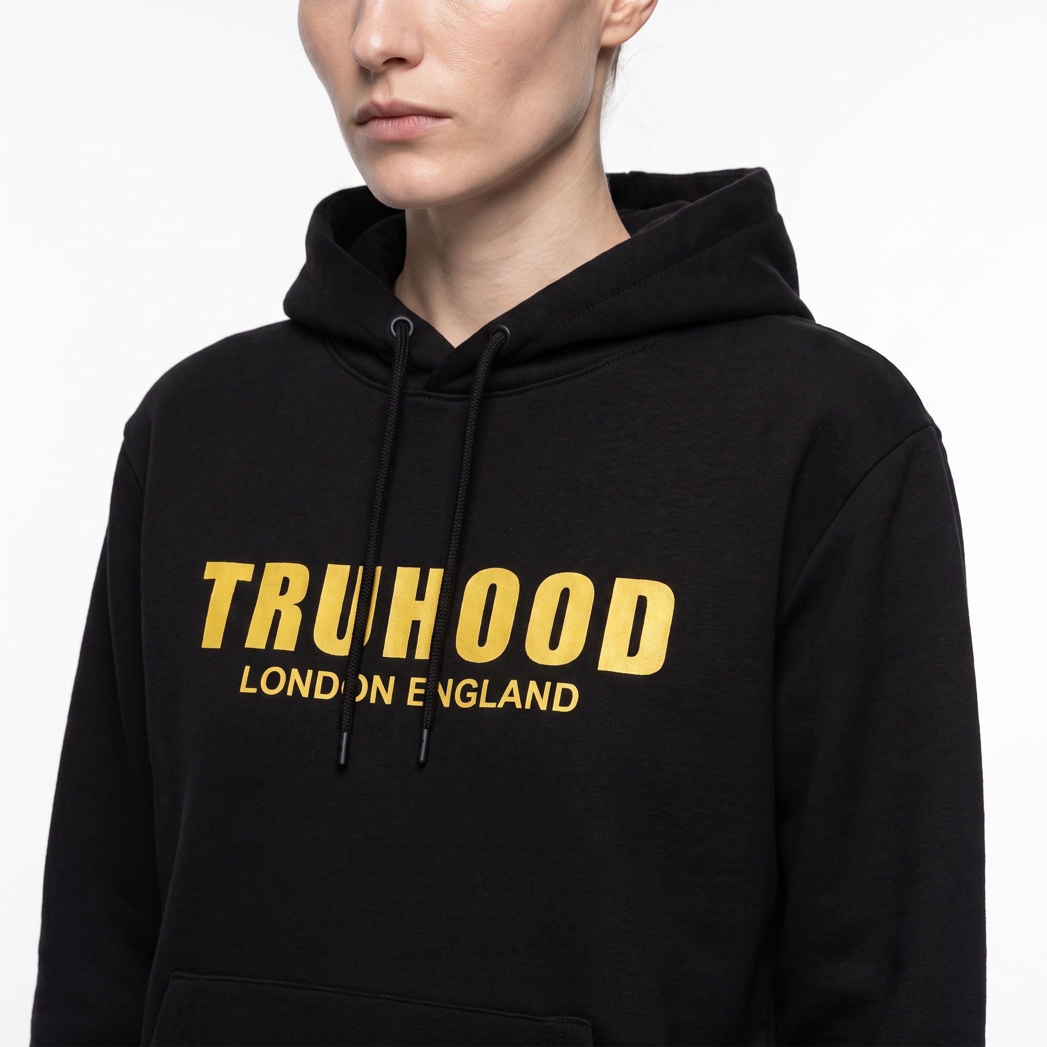 Gold Black Tru Women Hoodie