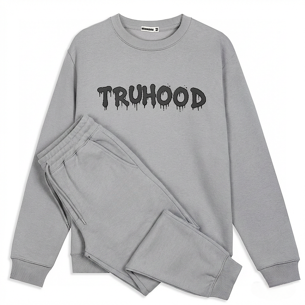 Silver Tru Man Sweatsuit Set