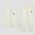 Ivory Tru Man Full Zip Tracksuit Set