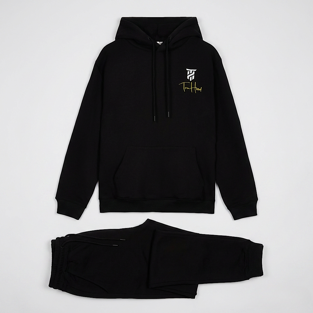 Original Black Tru Man Tracksuit Set