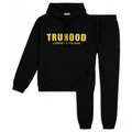 Gold Black Tru Man Tracksuit Set