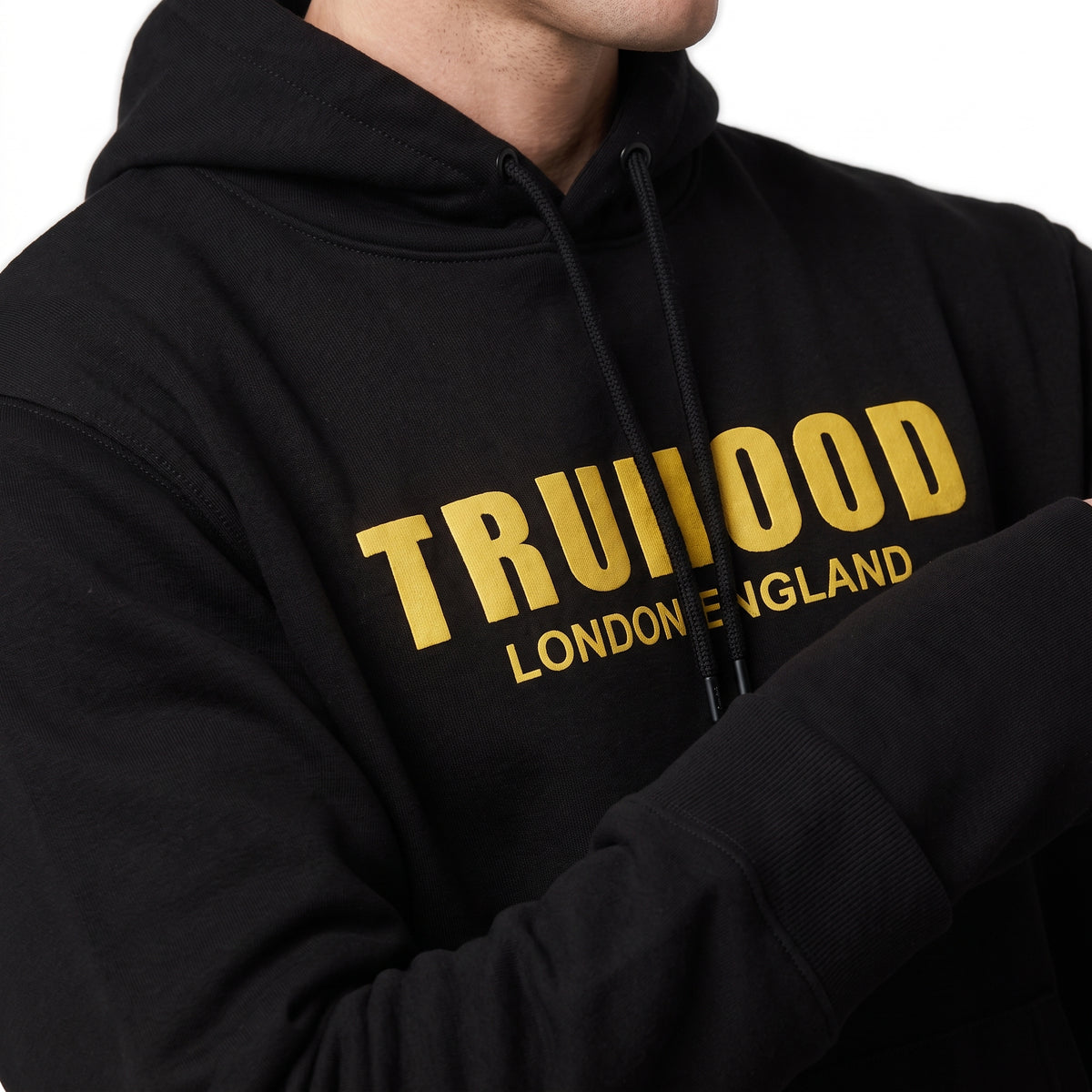 Gold Black Tru Man Tracksuit Set