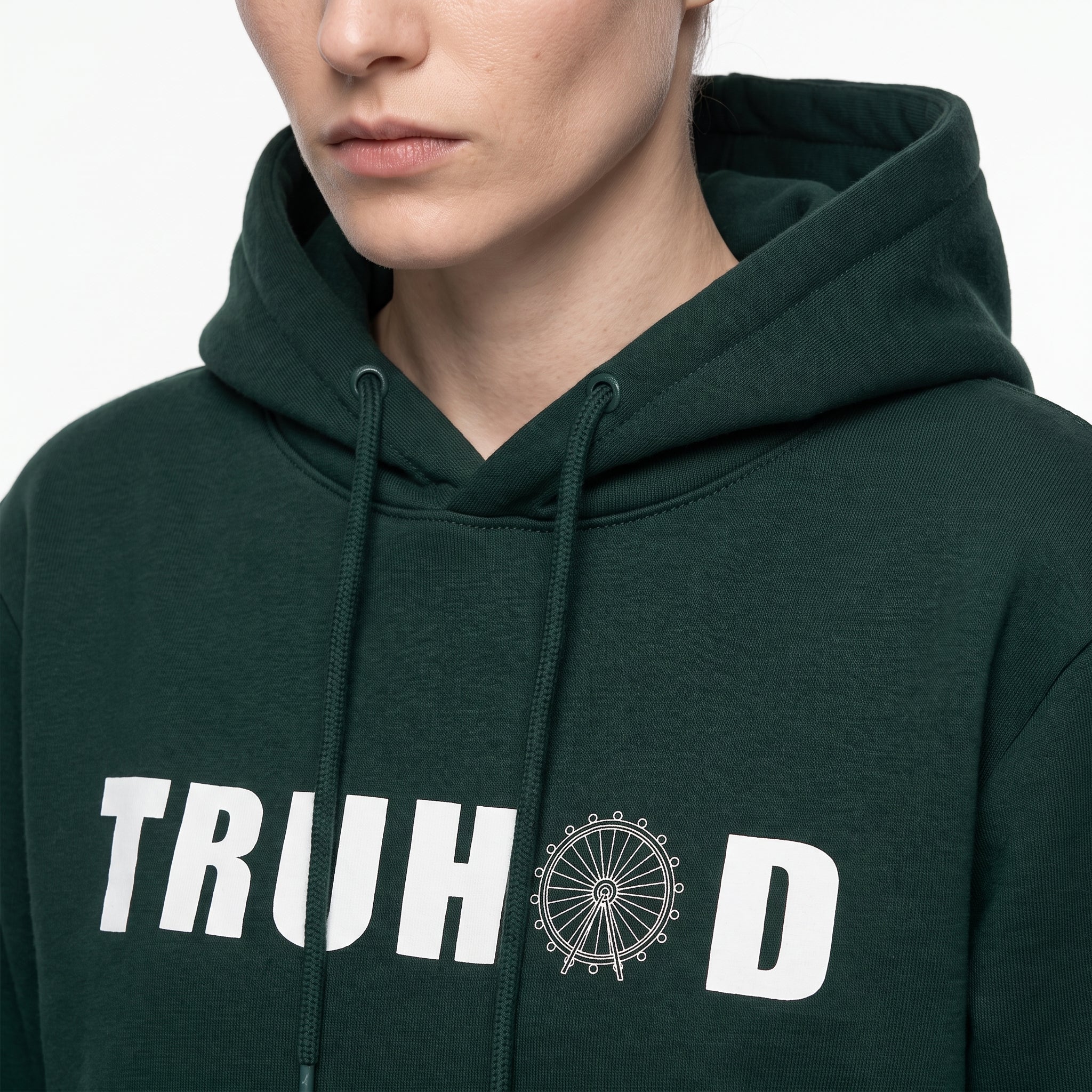 Forest Green Tru Women Hoodie