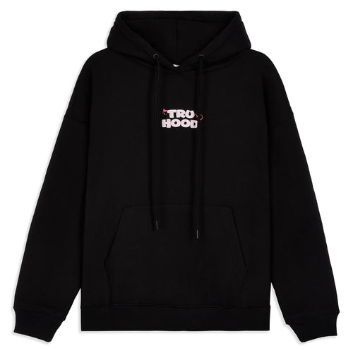 Black Tru Woman Oversize Hoodie