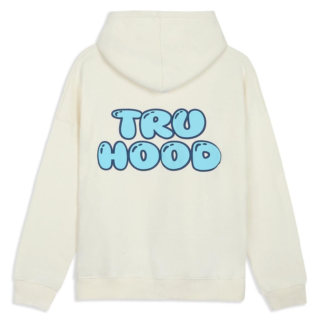 Ivory Tru Woman Oversize Hoodie