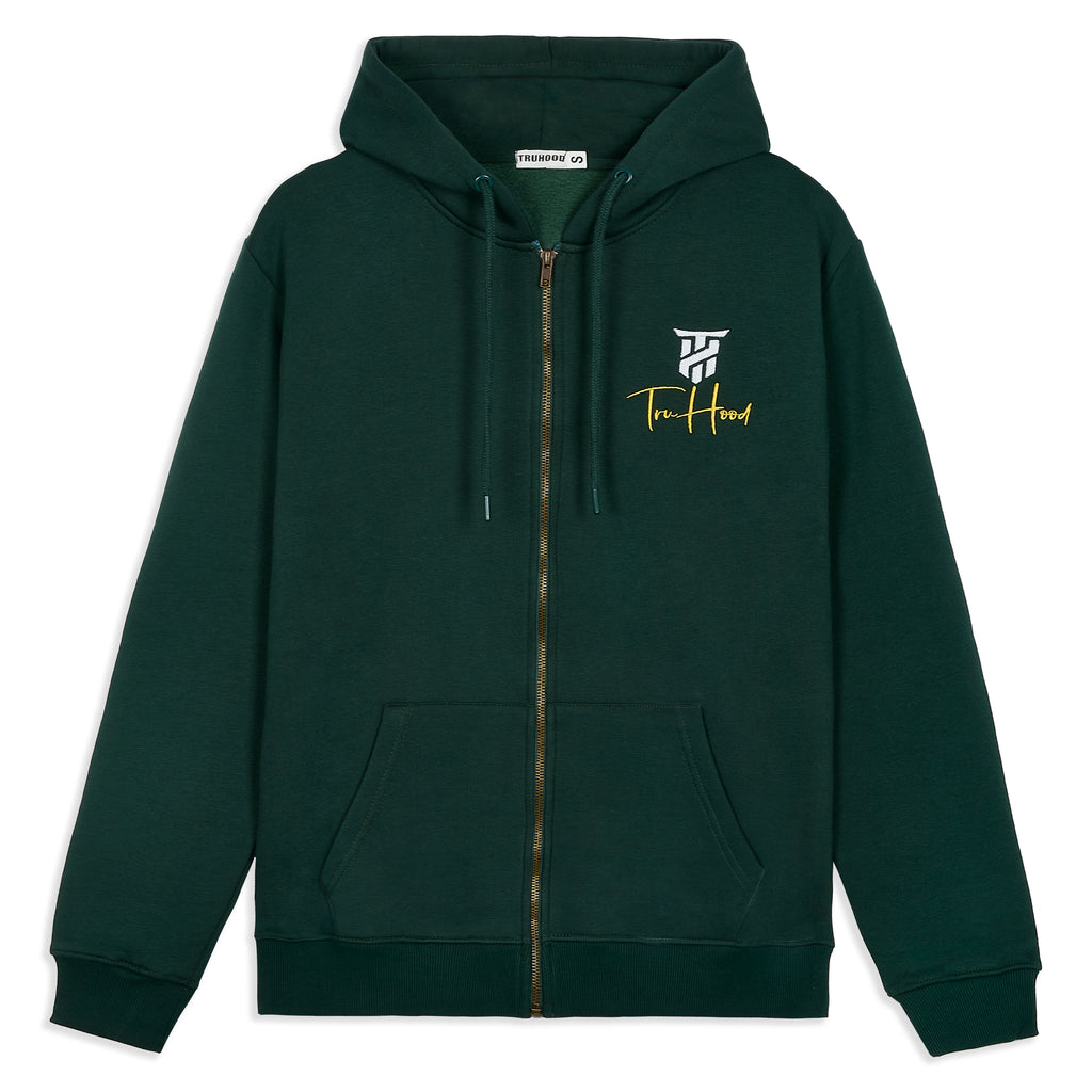 Forest Green Tru Man Full Zip Tracksuit Set