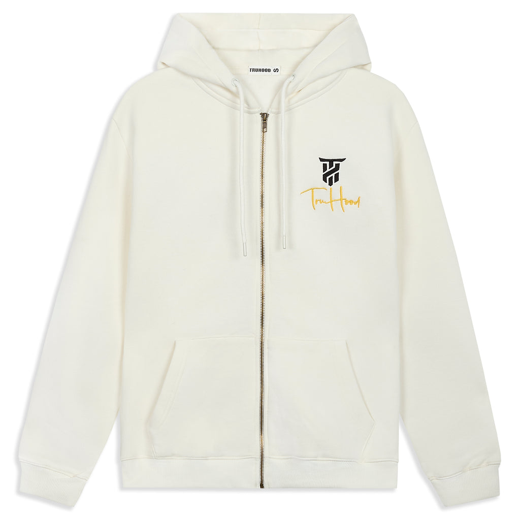 Ivory Tru Man Full Zip Tracksuit Set