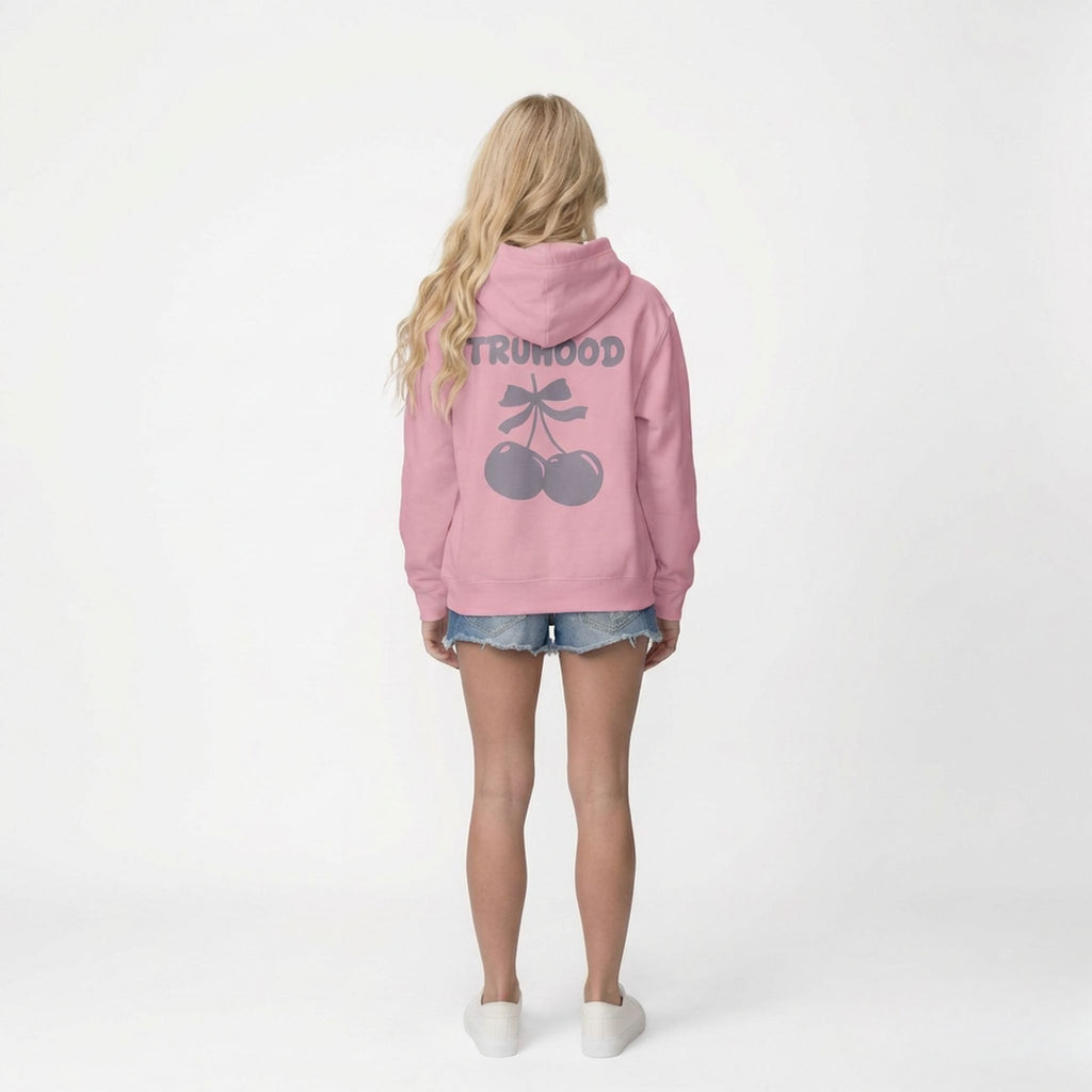 Muted Pink Tru Woman Oversize Hoodie