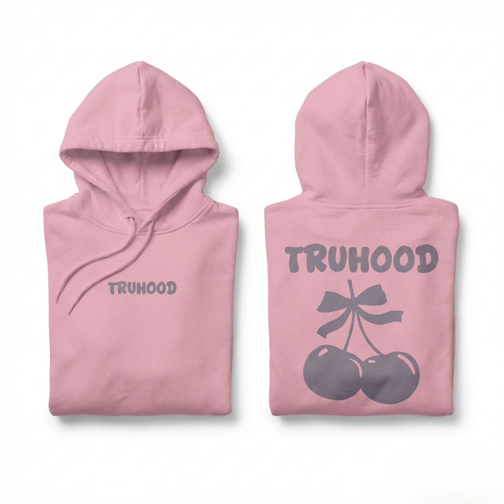 Muted Pink Tru Woman Oversize Hoodie