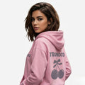 Muted Pink Tru Woman Oversize Hoodie