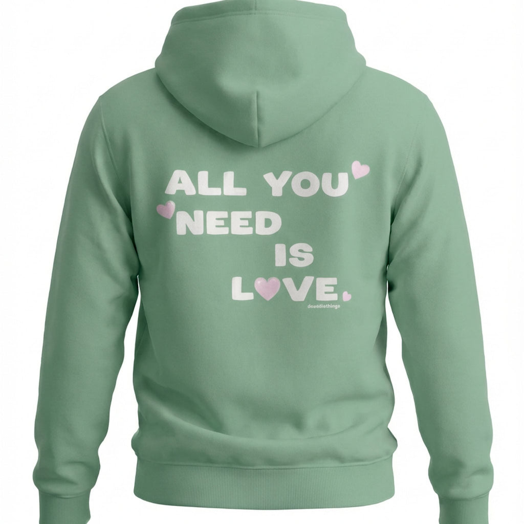 Sea Green Tru Woman Oversize Hoodie