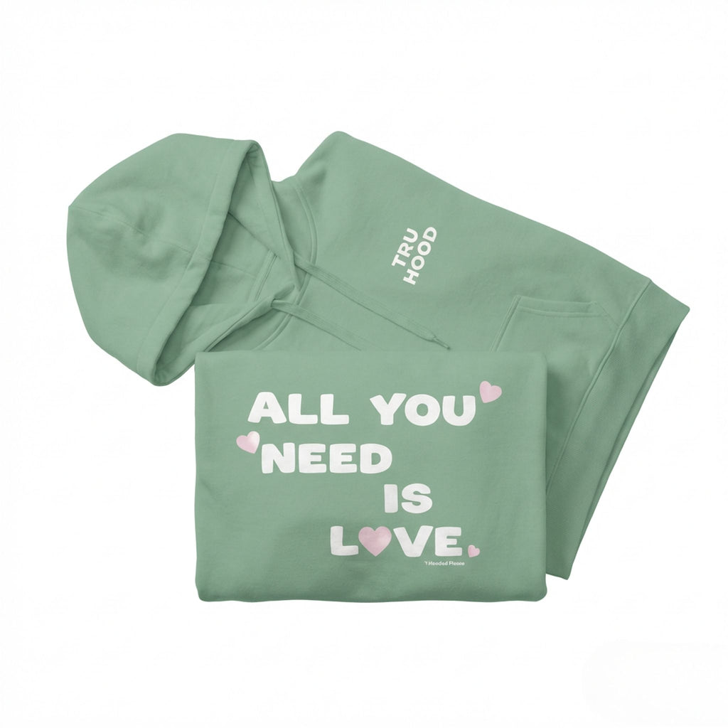 Sea Green Tru Woman Oversize Hoodie