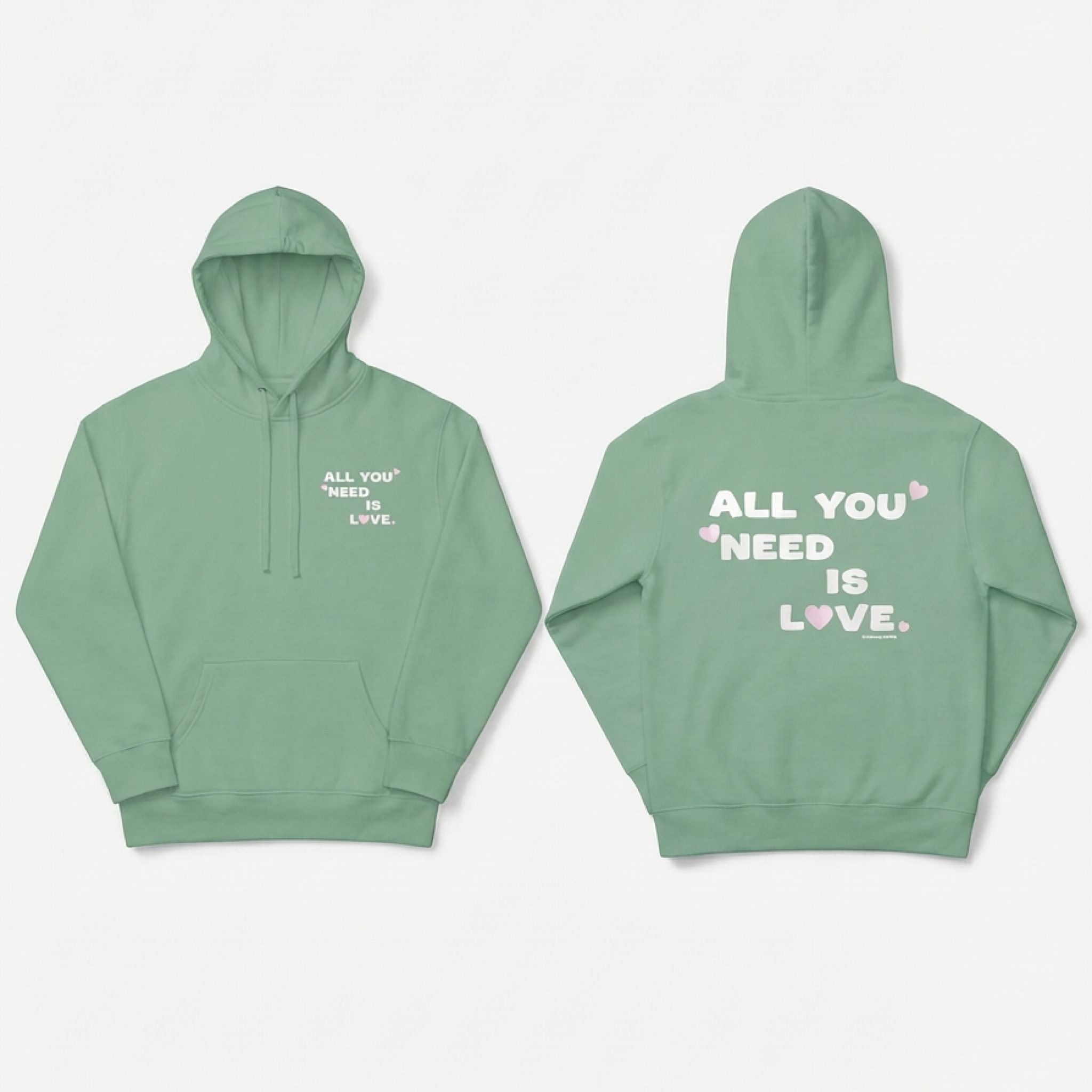 Sea Green Tru Woman Oversize Hoodie