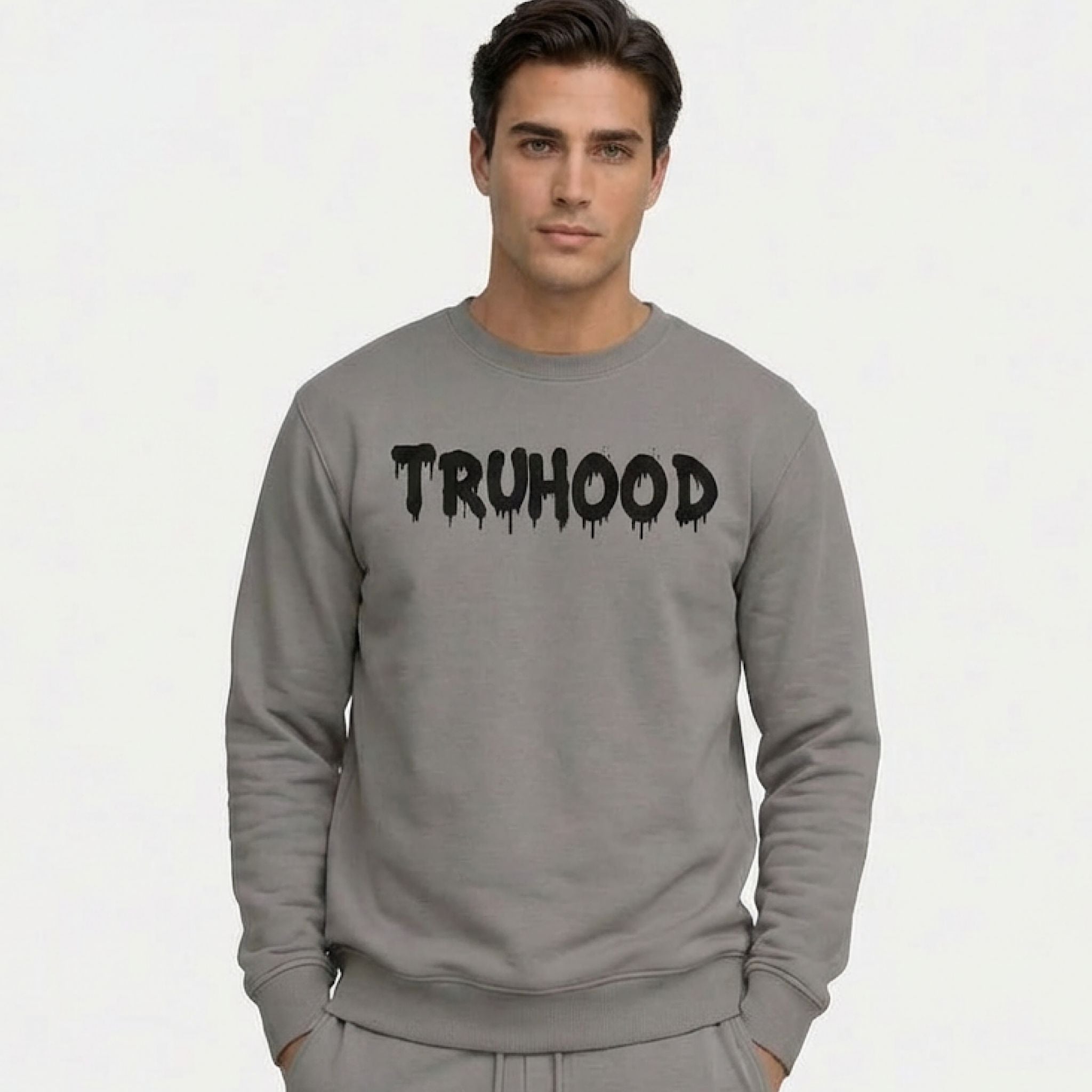 Silver Tru Man Sweatsuit Set