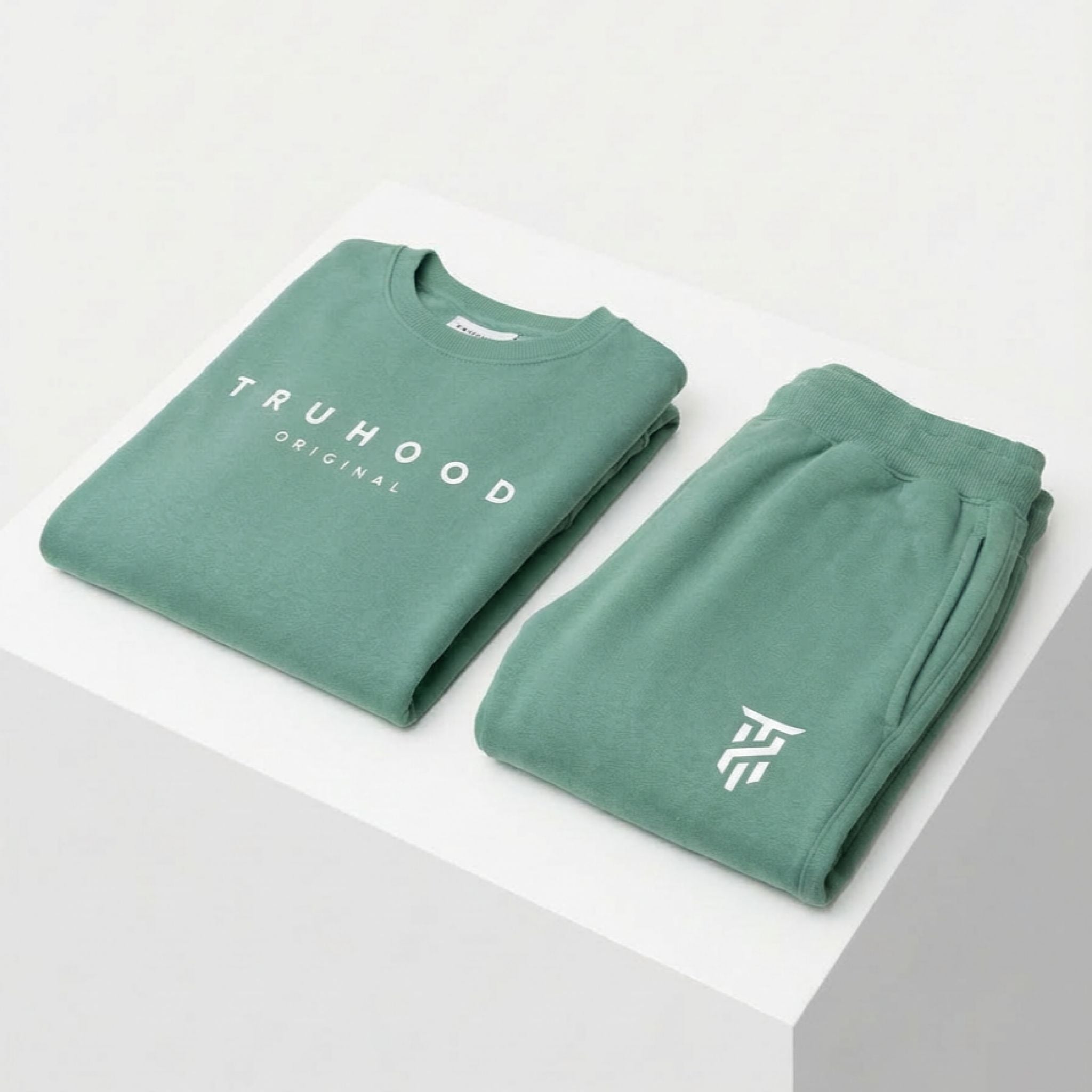 Sea Green Tru Woman Sweatsuit Set
