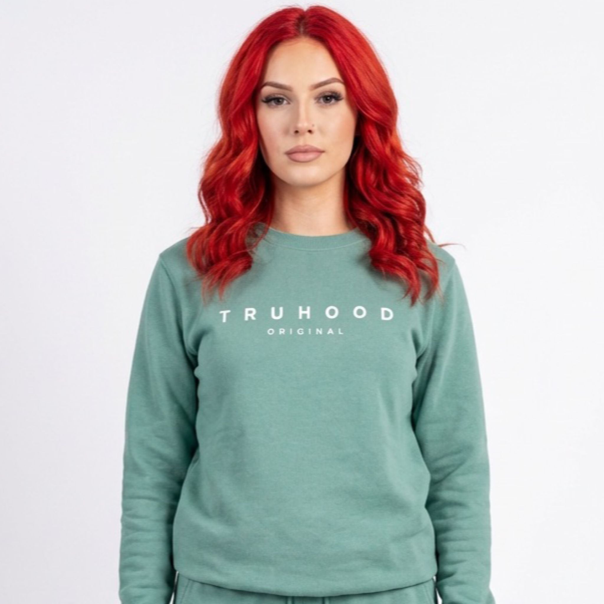 Sea Green Tru Woman Sweatsuit Set