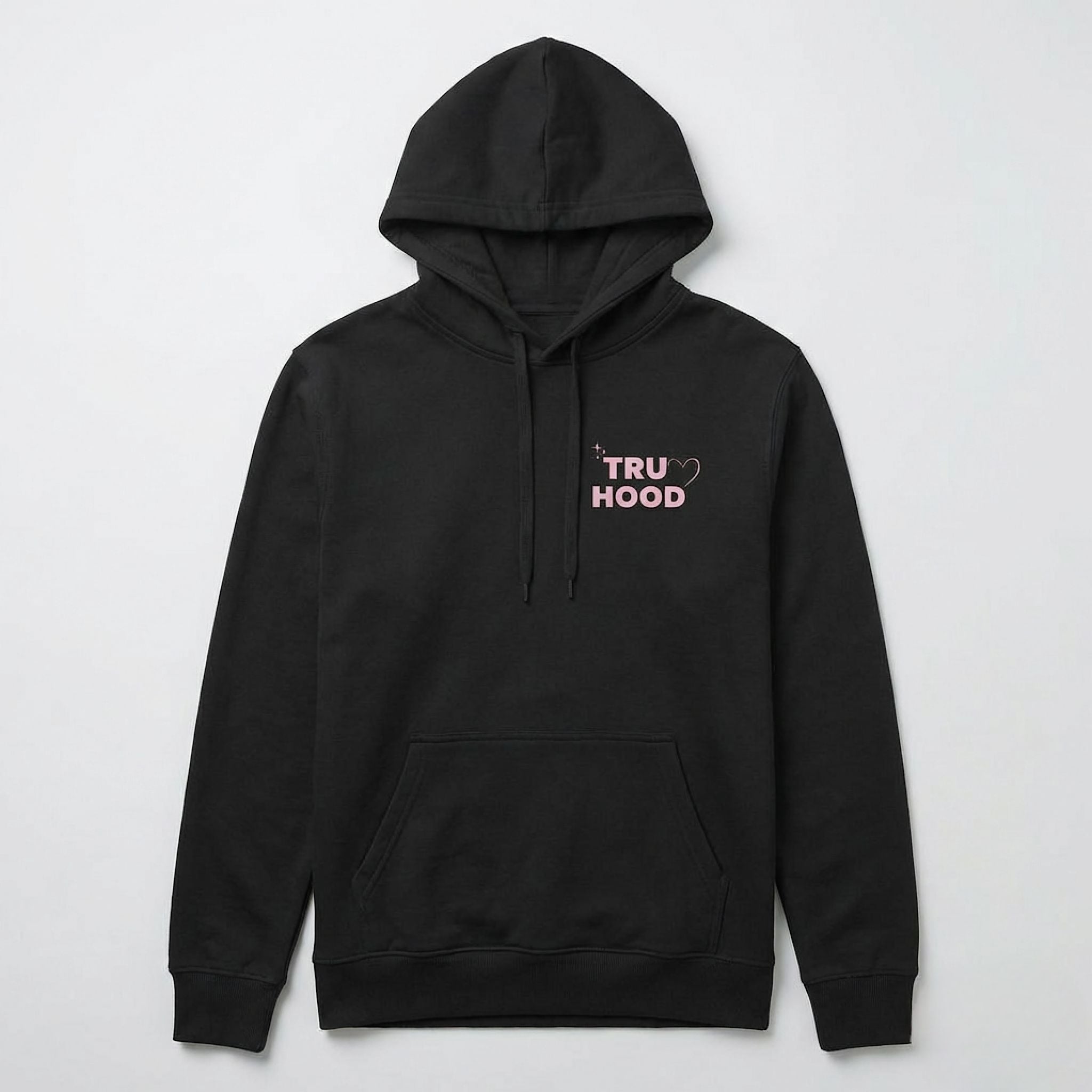 Black Tru Woman Oversize Hoodie