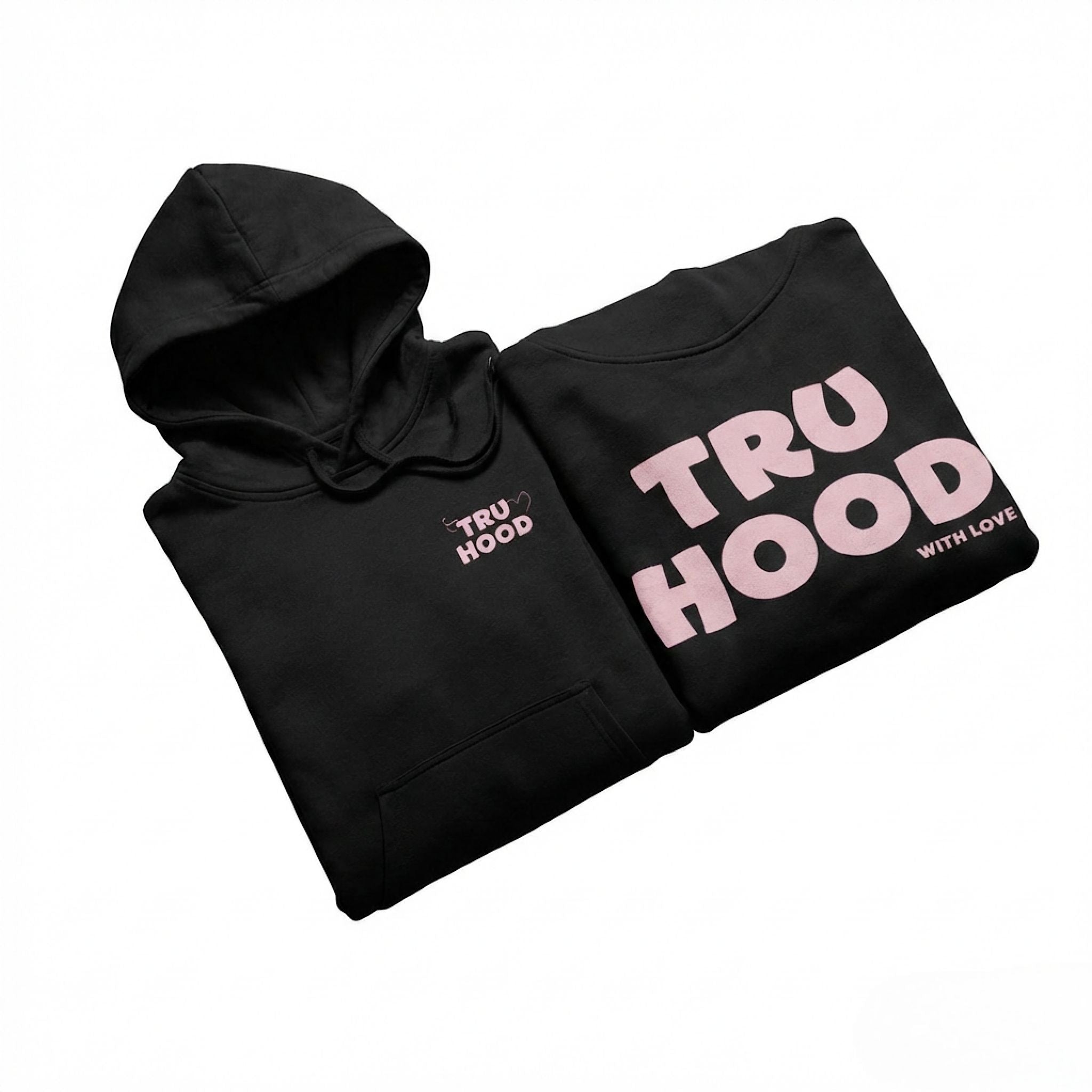 Black Tru Woman Oversize Hoodie