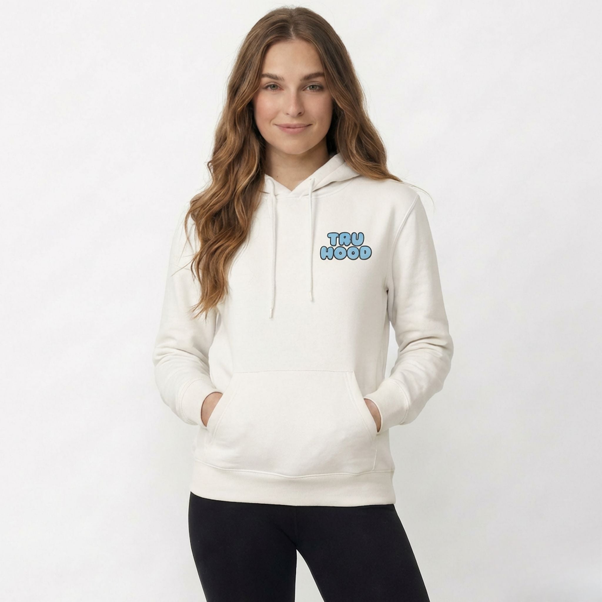Ivory Tru Woman Oversize Hoodie