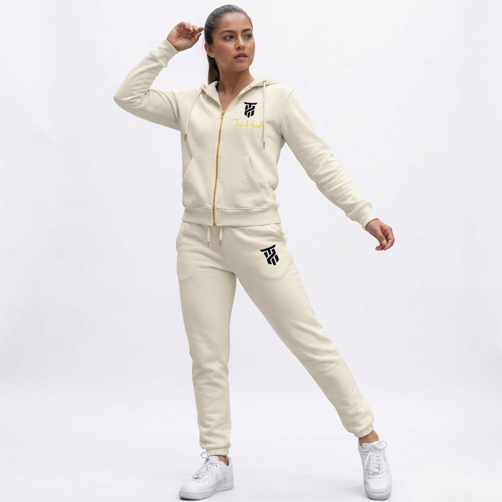 Ivory Tru Woman Full Zip Hoodie