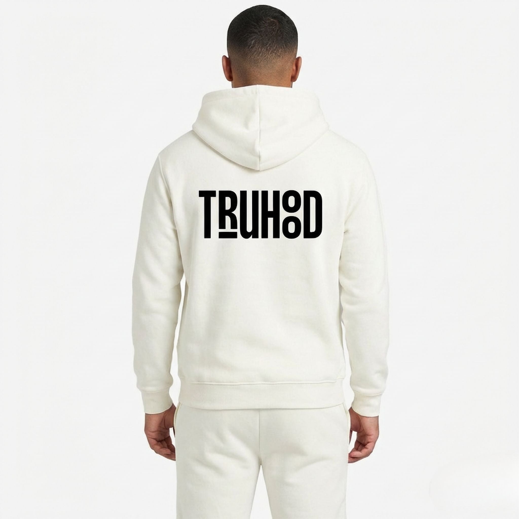 Ivory Tru Man Full Zip Tracksuit Set