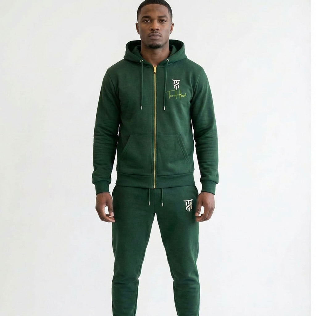 Forest Green Tru Man Full Zip Hoodie