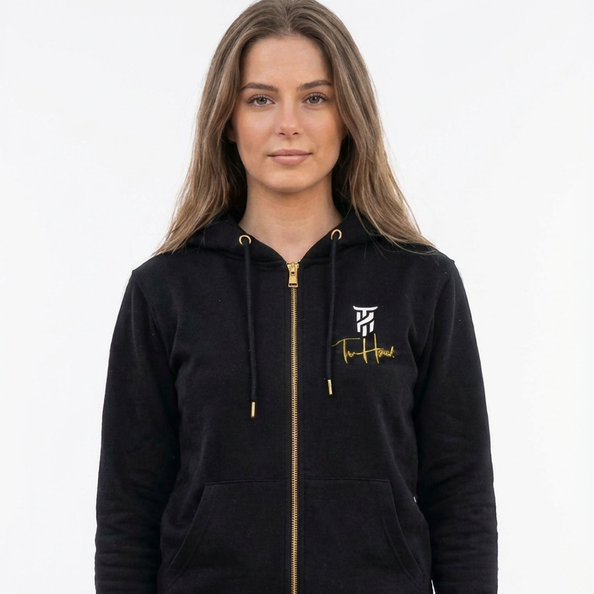 Original Black Tru Woman Full Zip Tracksuit Set