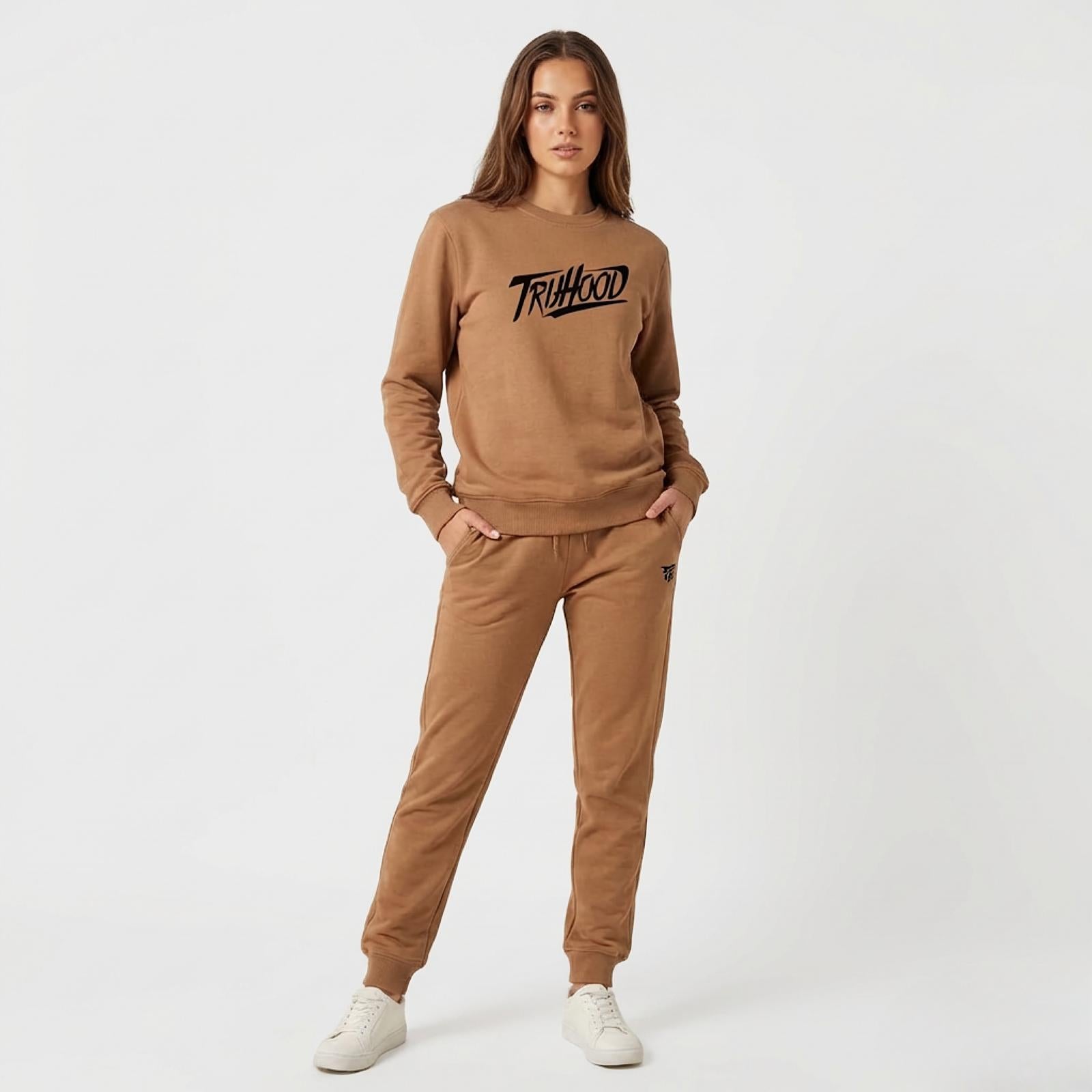 Light Brown Tru Woman Sweatsuit Set
