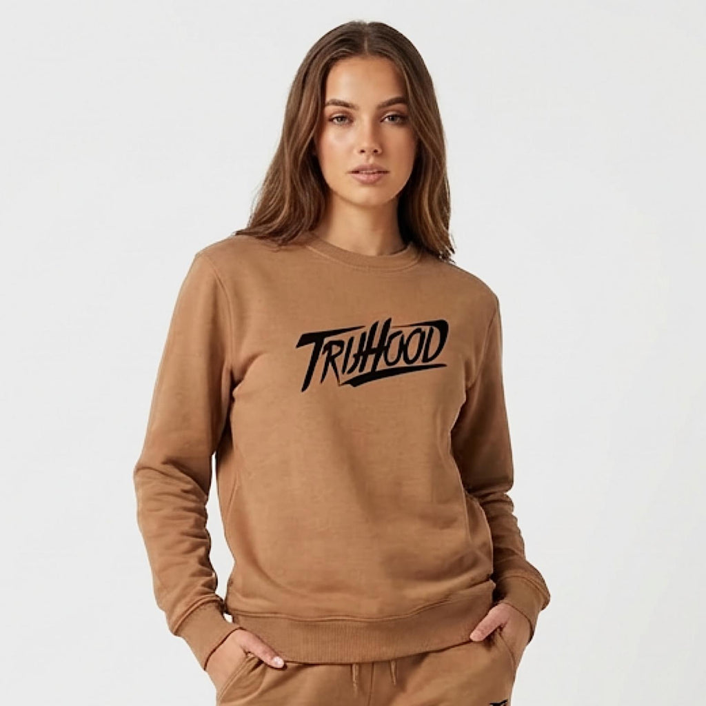 Light Brown Tru Woman Sweatshirt