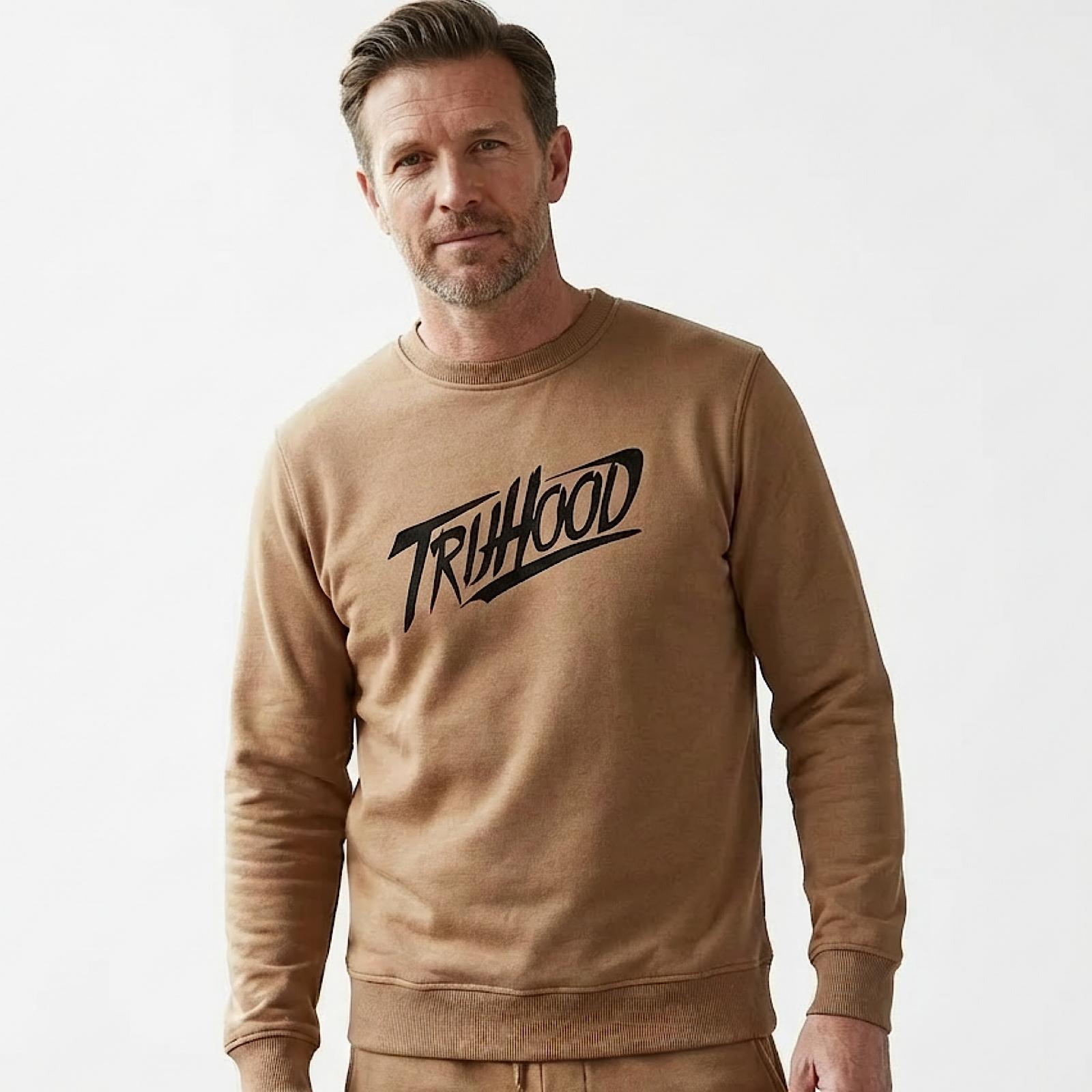 Light Brown  Tru Man Sweatsuit Set