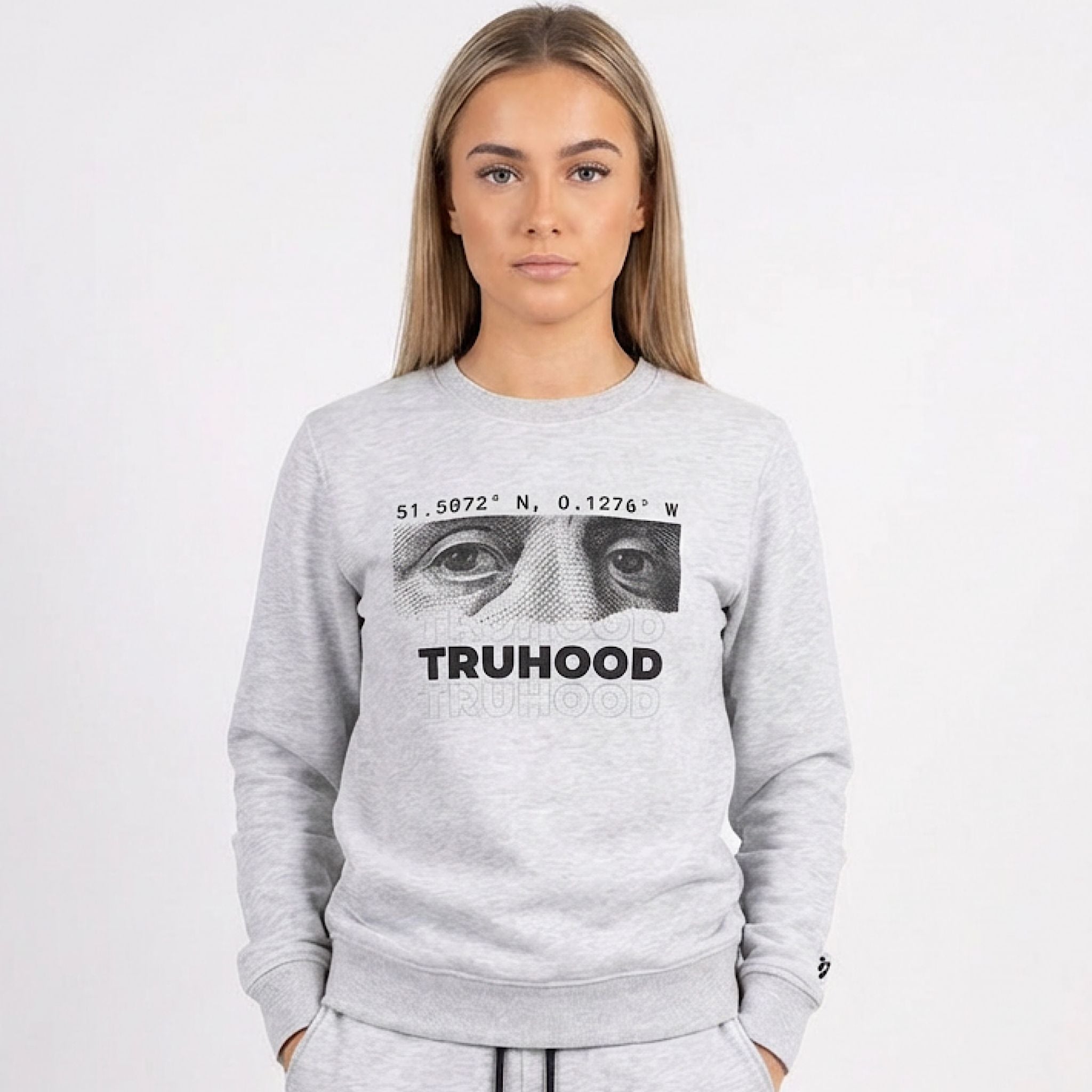 Light Grey Tru Woman Sweatsuit Set