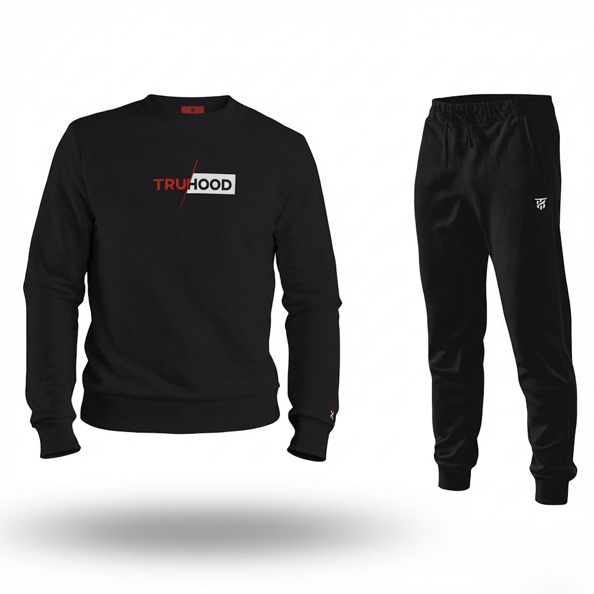 Black Tru Man Sweatsuit Set