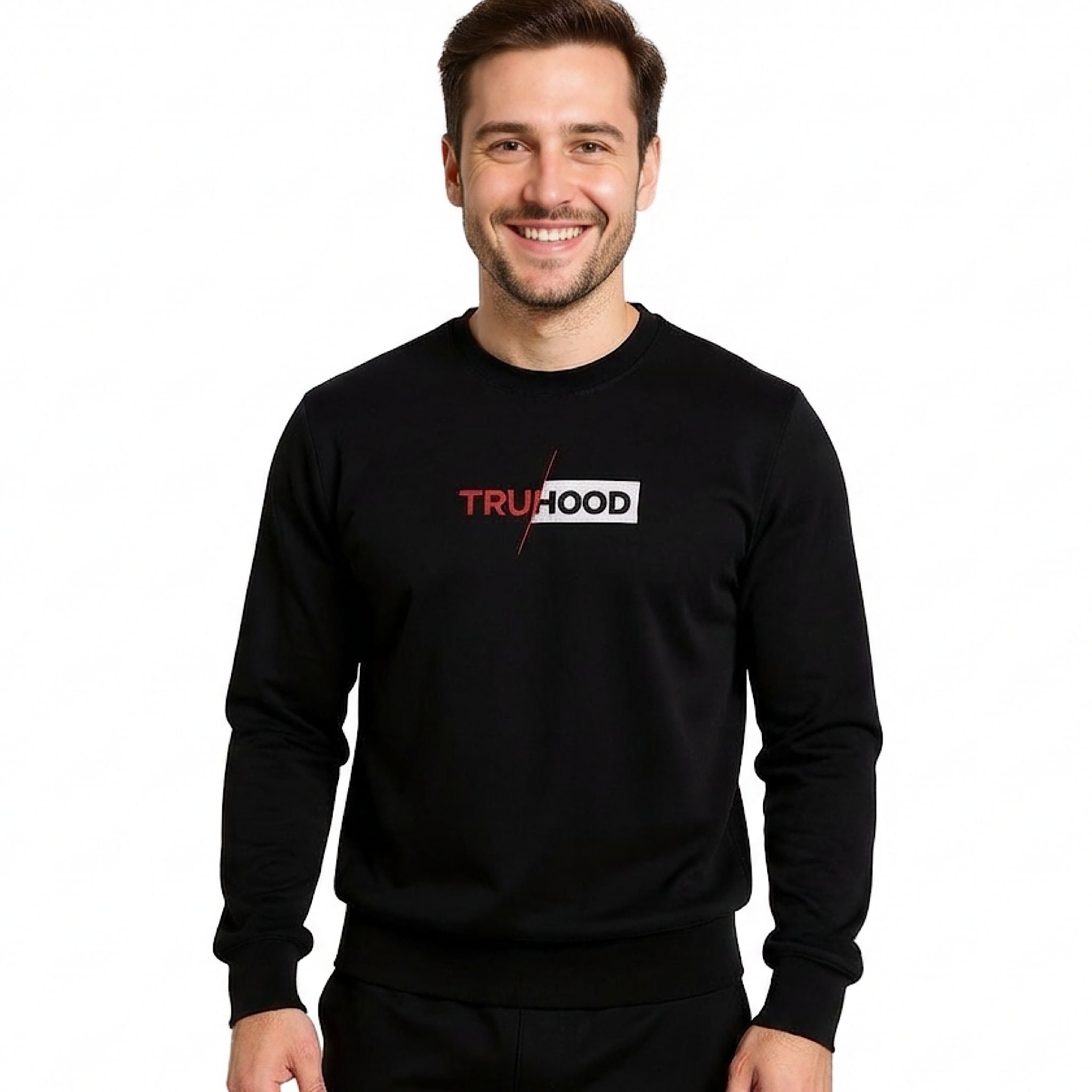 Black Tru Man Sweatsuit Set