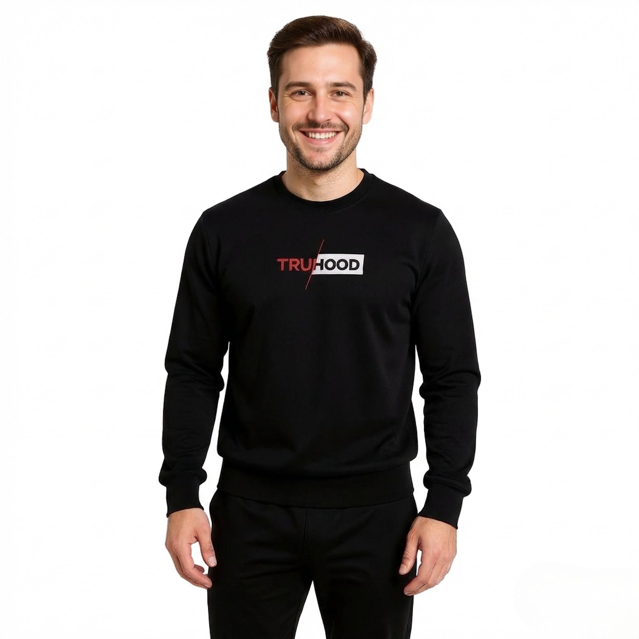 Black Tru Man Sweatsuit Set