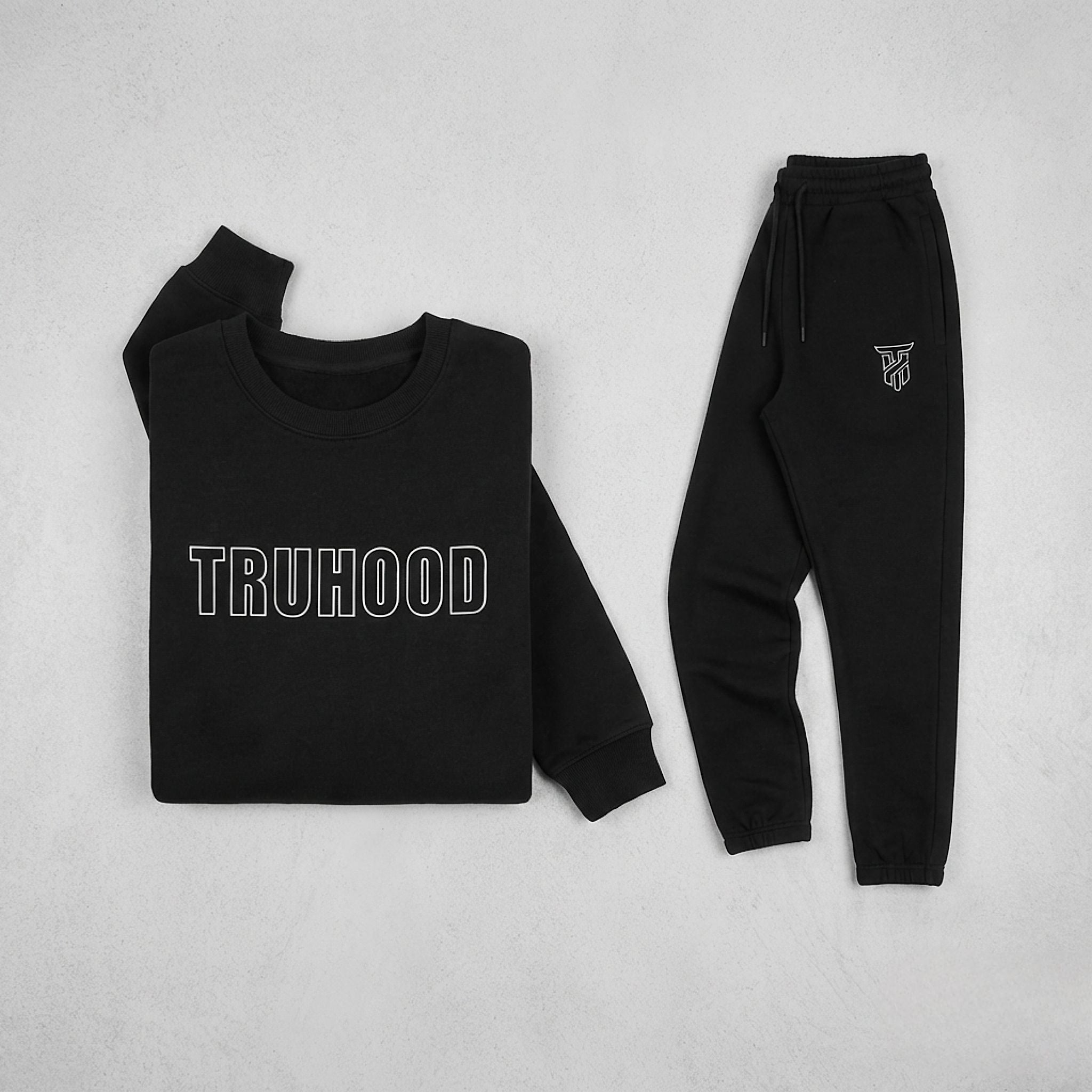 Black Tru Woman Sweatsuit Set