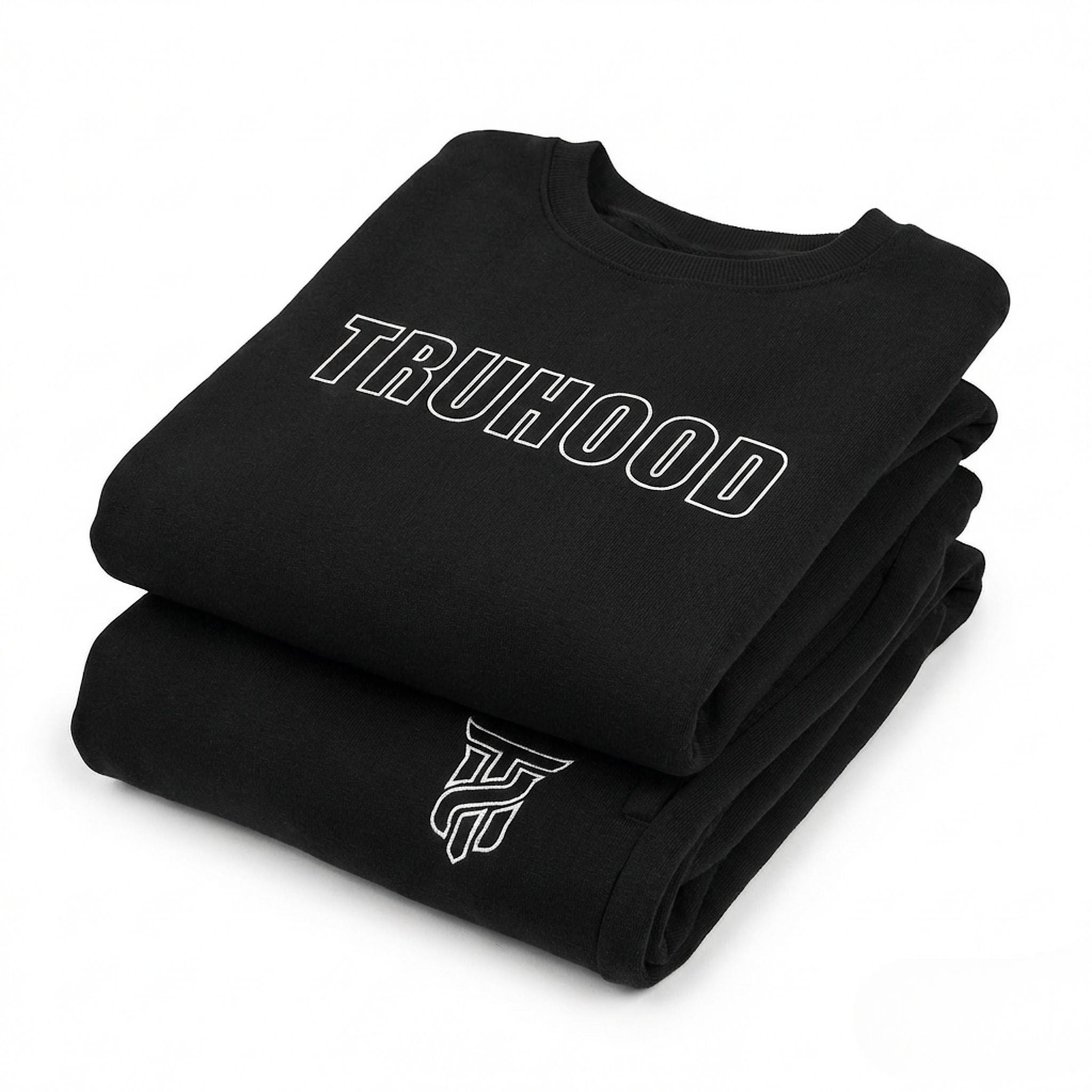 Black Tru Man Sweatsuit Set