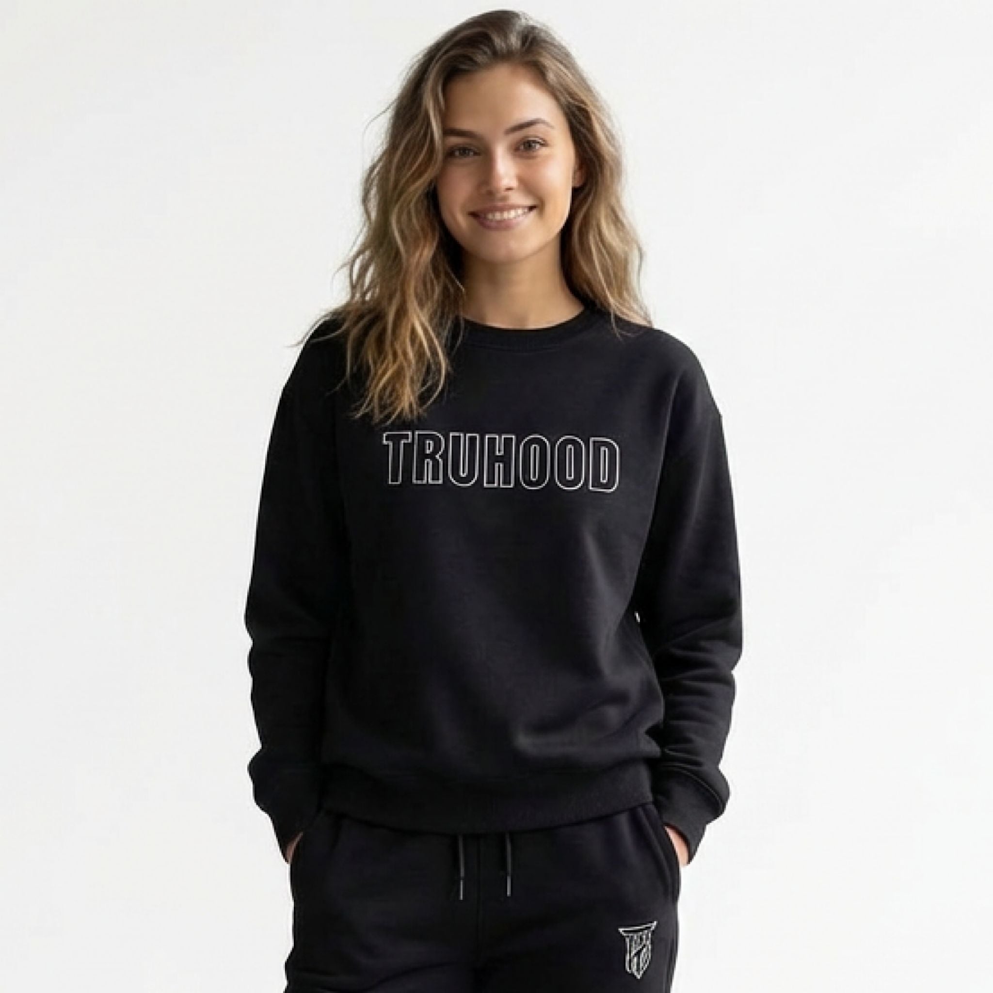 Black Tru Woman Sweatsuit Set