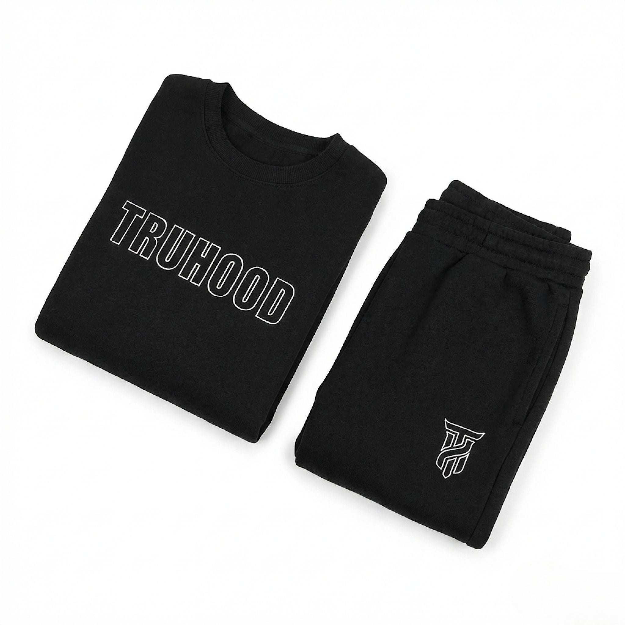 Black Tru Woman Sweatsuit Set