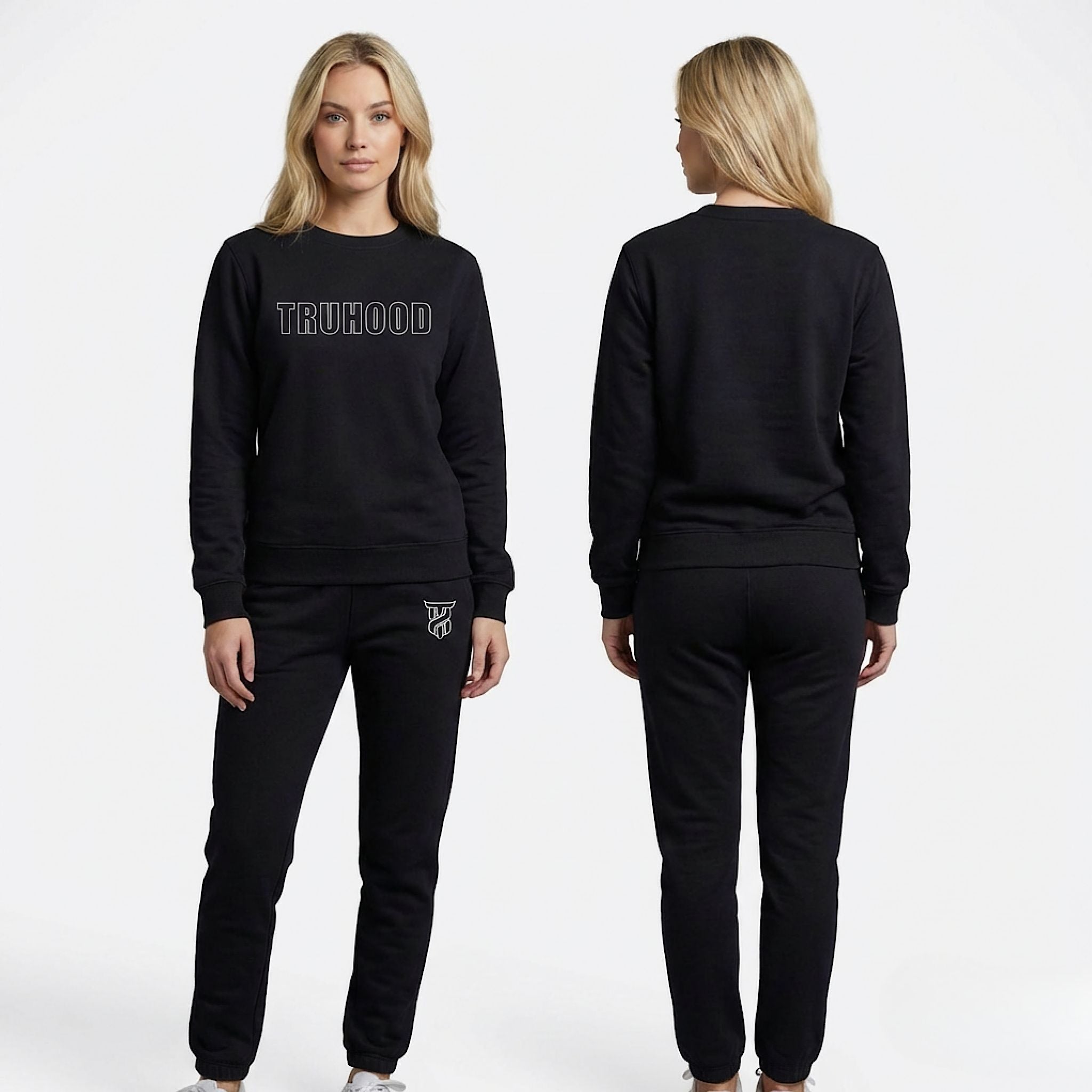 Black Tru Woman Sweatsuit Set