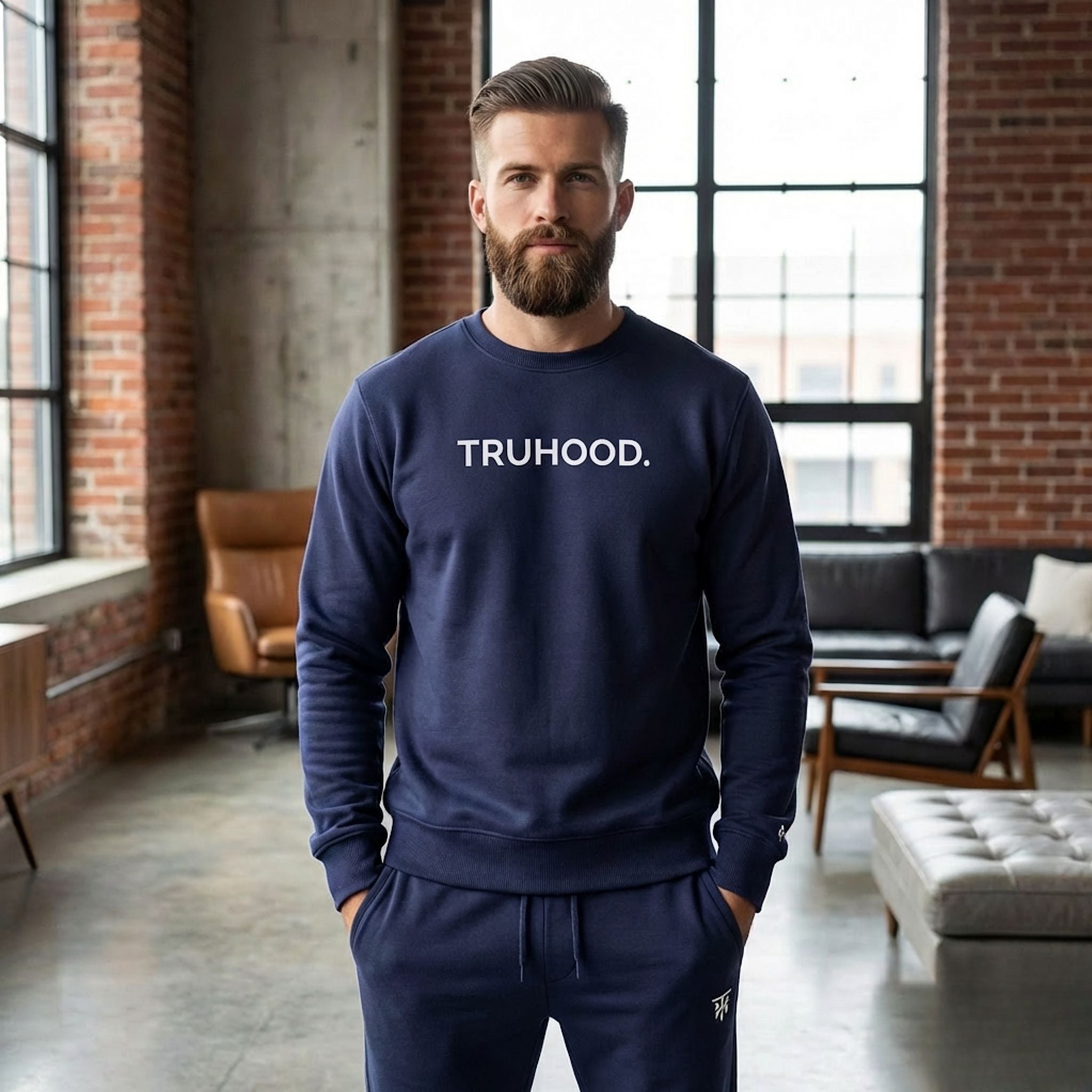 Navy Tru Man Sweatsuit Set